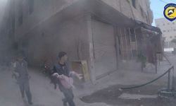 قصف عنيف جداً تتعرض له بلدات الغوطة الشرقية