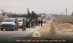 الموقعة الأولى بين درع الفرات وميلشيات الأسد تسفر عن مقتل عنصرين للنظام واغتنام دبابة