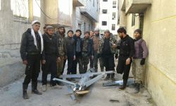 إسقاط طائرة استطلاع لقوات النظام على جبهة حوش الضواهرة بالغوطة الشرقية 