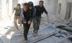 مصنع مهجور في حلب يتحول إلى ملجأ للنازحين