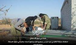 ثوار حماة يدمرون رتلاً كاملاً لقوات الأسد خلال محاولتها الفاشلة اقتحام مدينة صوران بريف حماة